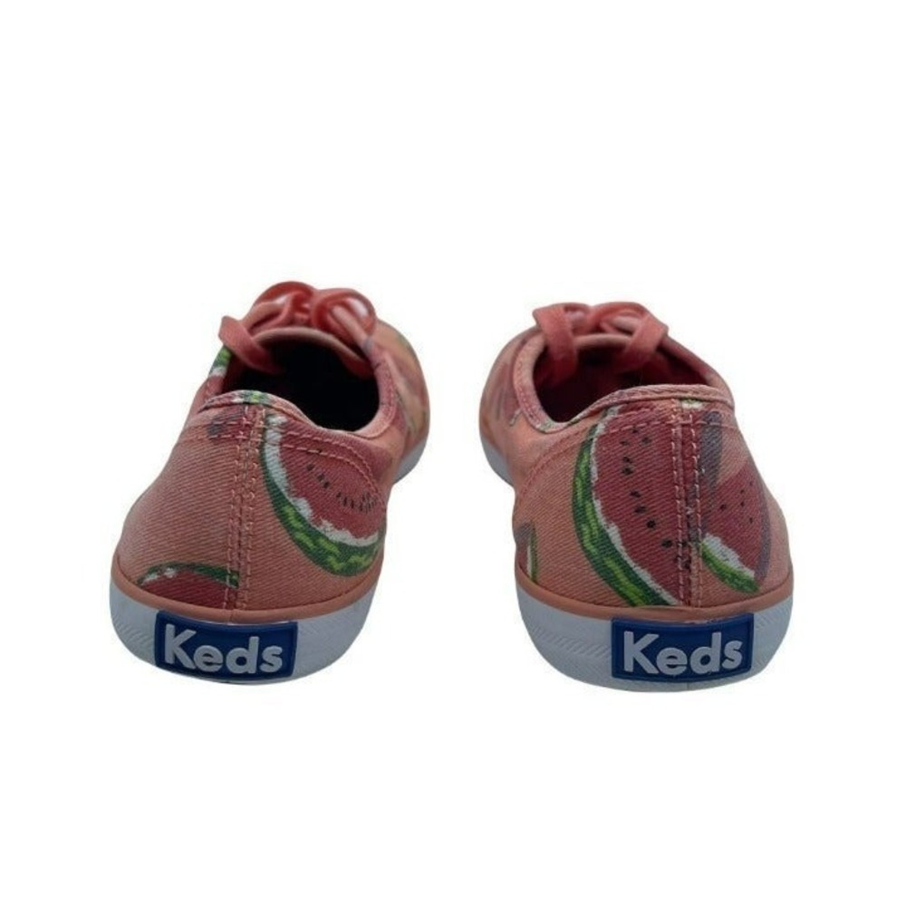 Keds Champion Sneakers Womens 7 Pink Watermelon Print Low Top Canvas - Picture 3 of 12